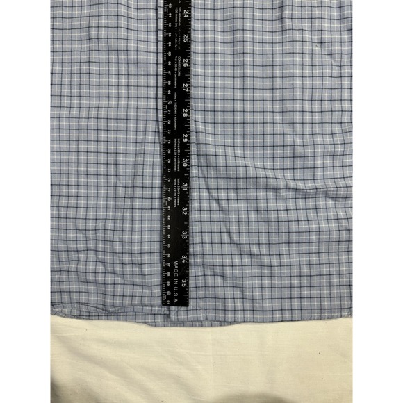 Ralph Lauren Shirt Mens 3XLT Blue Plaid Button Down Classic Fit Pony Logo Tall - Picture 7 of 8